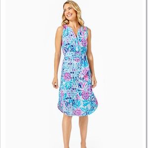 Lilly Pulitzer Naila Midi Dress in Pineapple Princess